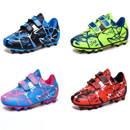All Ground. Round Rubber/Plastic Studs. No Laces. Professional Anti-Skid Boots - Breathable & Lightweight. Boys/Girls